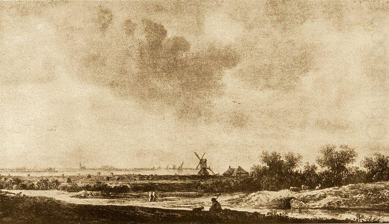 Hollandische Flachlandschaft., Jan van Goyen